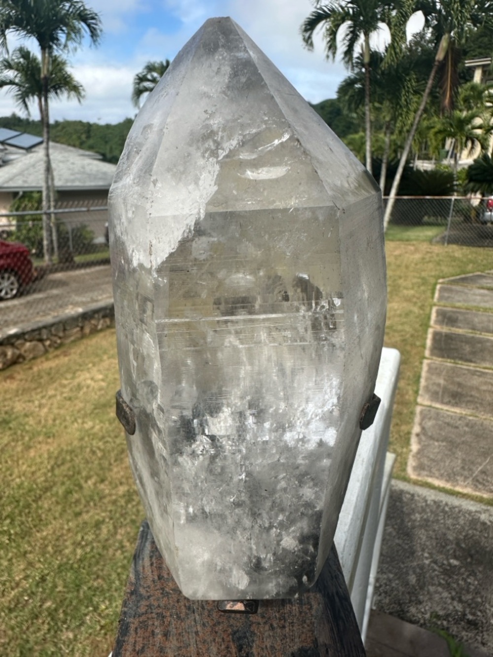 9” Lemurian Seed Double Terminated Quartz Point 5lb